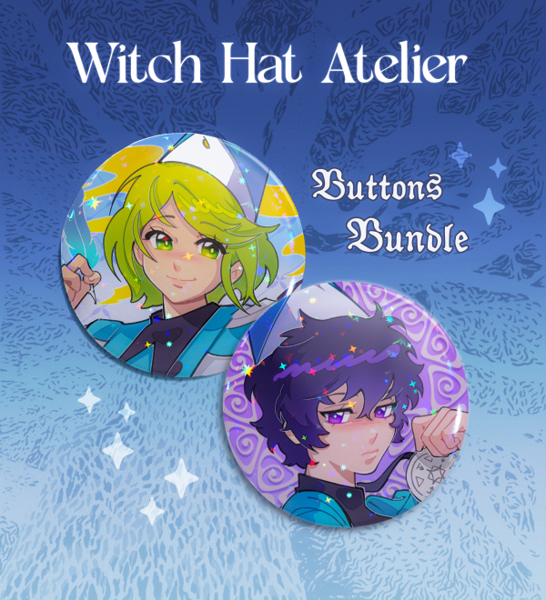 Witch Hat Atelier Arkco (Coco x Agott) Badge Bundle