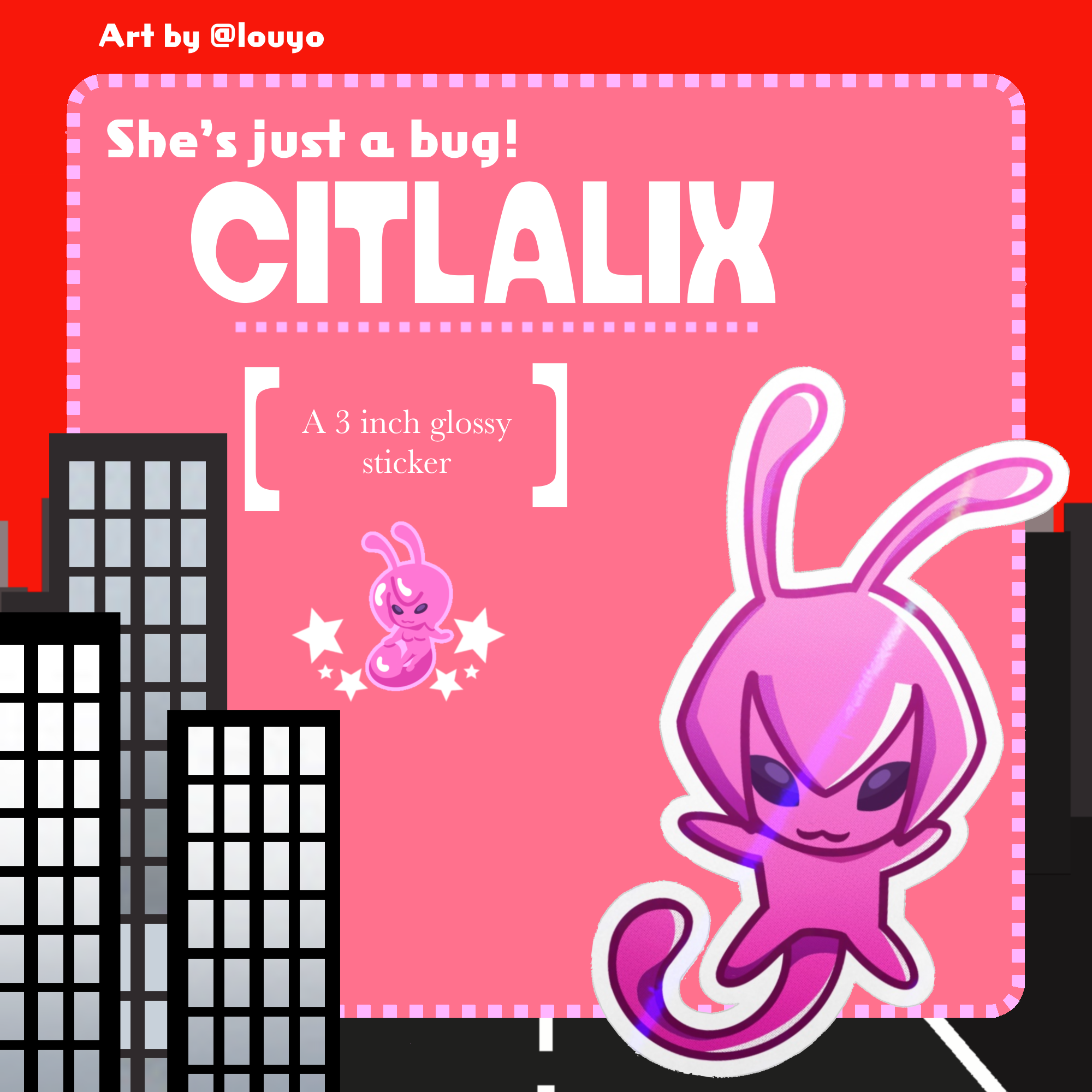 “What’s a brain?” || Citlalix Holographic Sticker || 3.5 inches