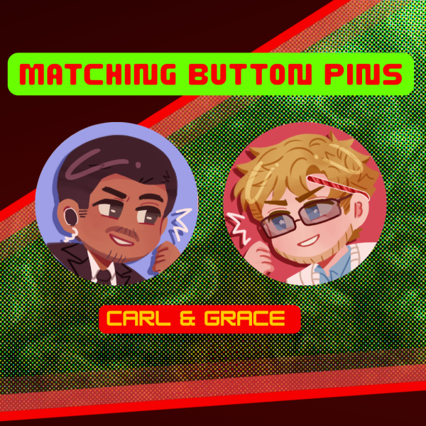 Carl & Grace Matching Pin Set