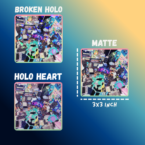 MIKUJIRACHI Sticker Set