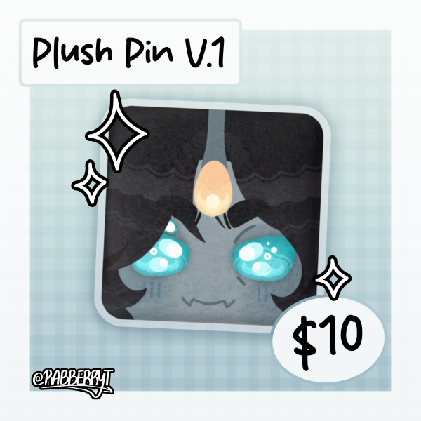 Sebastian Solace - Plush Pin