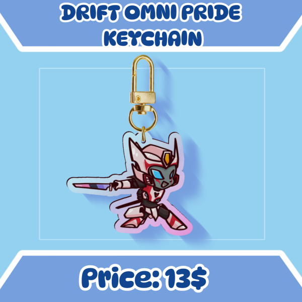 Drift Omni Pride Keychain