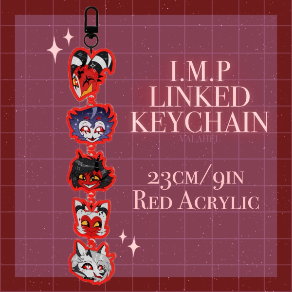 IMP Linked Keychain - Helluva Boss