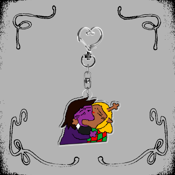 Suselle Kiss Meme Keychain