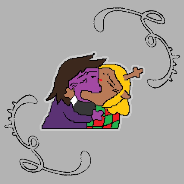 Suselle Kiss Meme Sticker