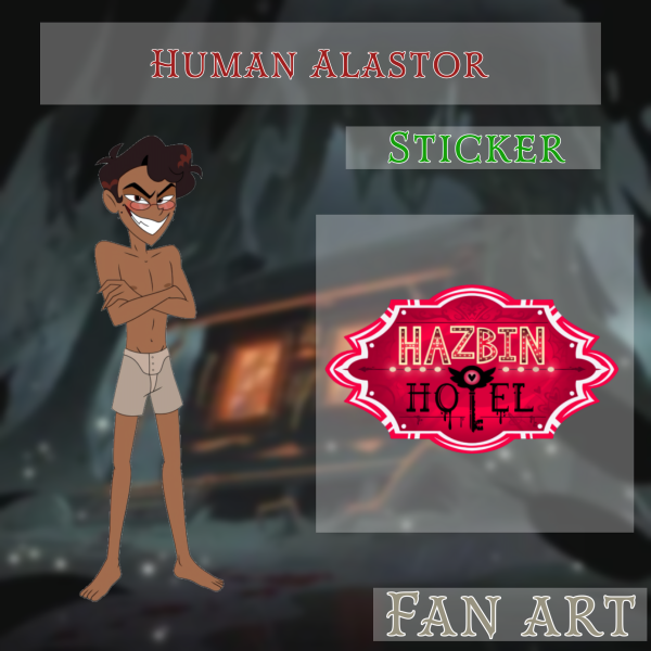 Alastor Undergarments Sticker