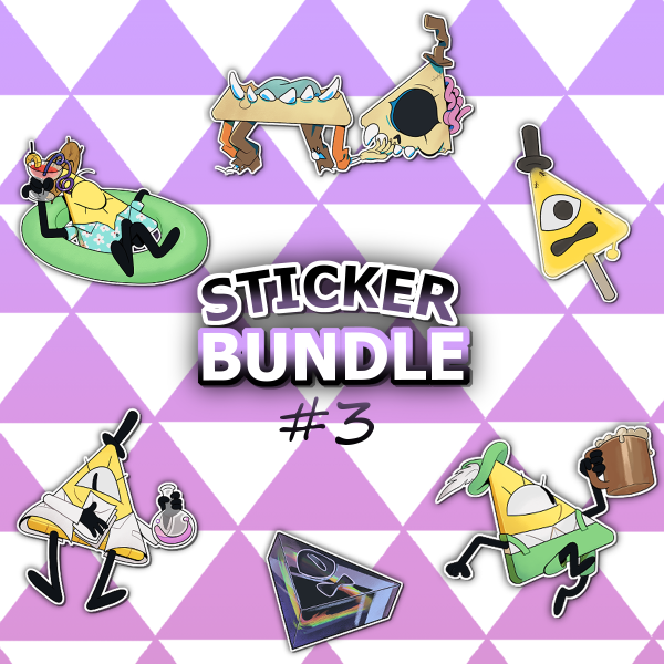 Bill Cipher Sticker Bundle #3