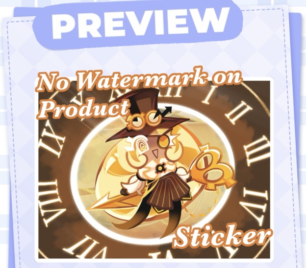 Timekeeper cookie Die Cut Stickers