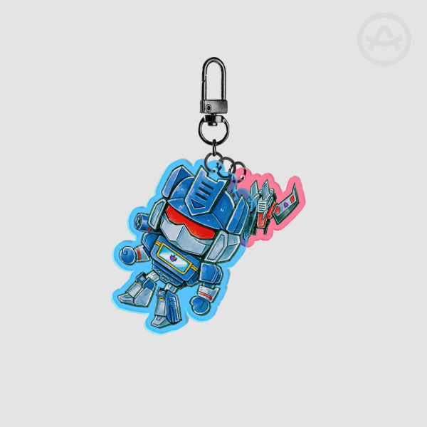 G1 Soundwave and Laserbeak Keychain