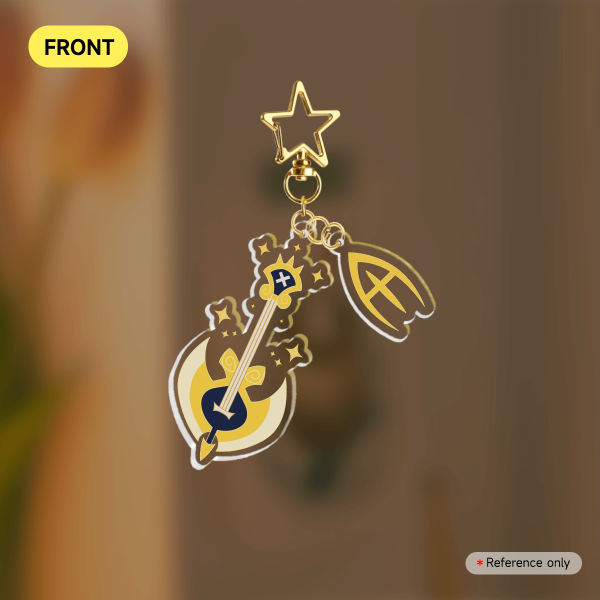 Hazbin Hotel Adam Acrylic 2-Piece Keychain