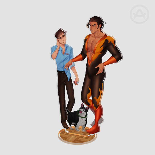 Dispatch: Flambert! Simple acrylic standee