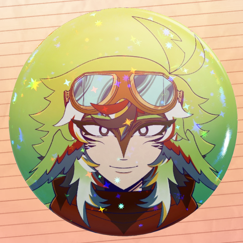 Parrotx2 sparkly badge - Unstable SMP
