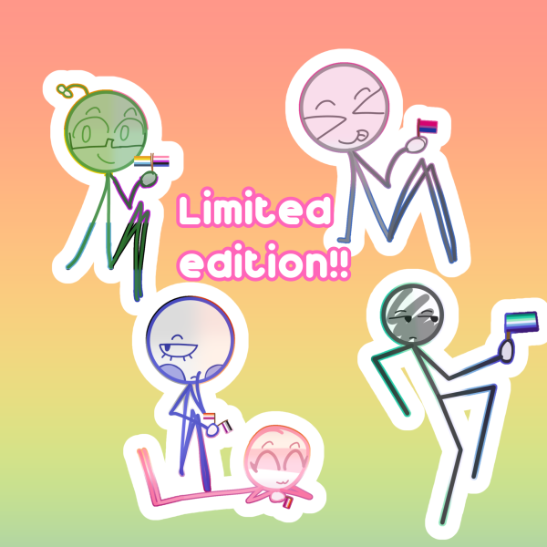 All limited pride keychains (White and Gray)