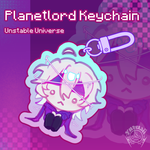 Planetlord - Unstable Universe UU SMP - Colored Edge Acrylic Keychains