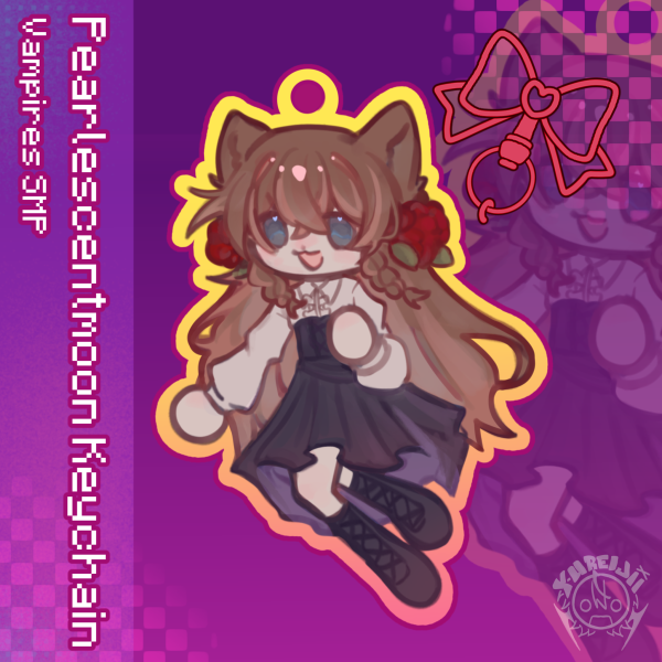 Pearlescentmoon - Vampires SMP VSMP MCYT - Colored Edge Acrylic Keychains