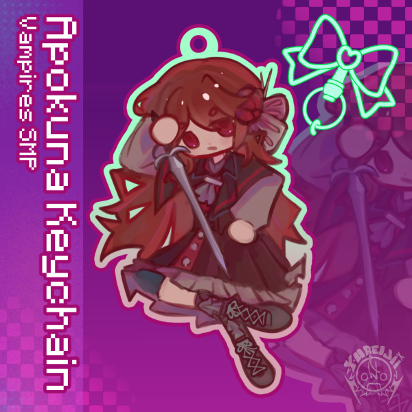 Apokuna Apo - Vampires SMP VSMP MCYT - Colored Edge Acrylic Keychains