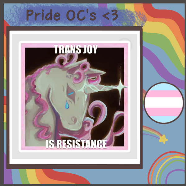 Kairon | Trans Joy is resistance - Transgender Pride  Die Cut Sticker