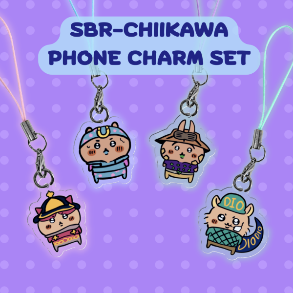 SBR-Chiikawa Phone Charm Set