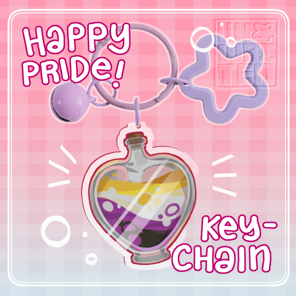 Pride ♡ Non-Binary Potion ♡ Acrylic Keychain
