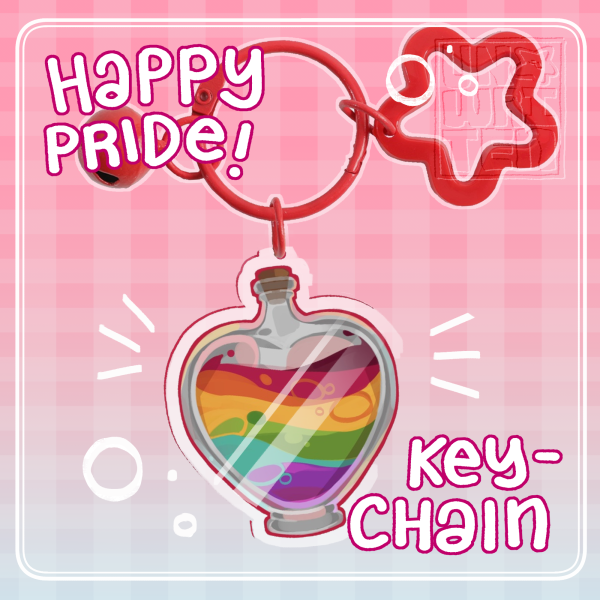 Pride ♡ Rainbow Pride Potion ♡ Acrylic Keychain