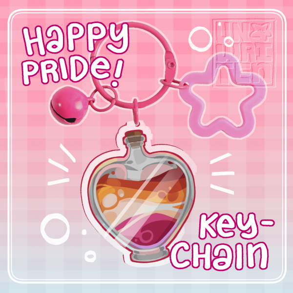 Pride ♡ Lesbian Potion ♡ Acrylic Keychain