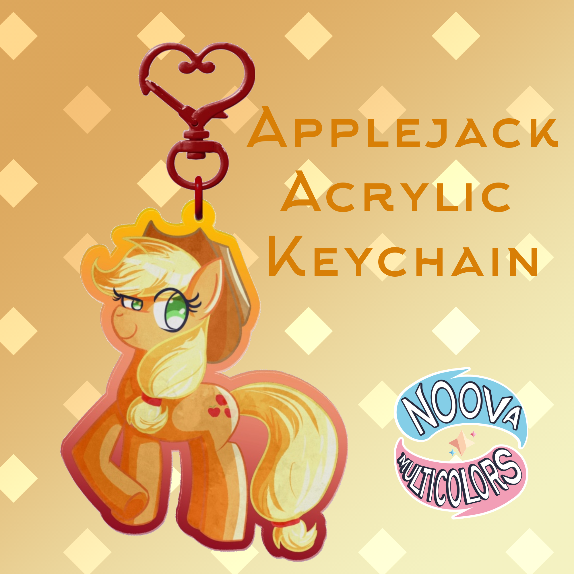 Applejack Acrylic Keychain