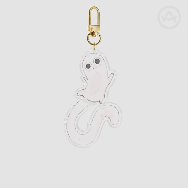 Brush Buddy Tail Wagging Keychain • Witch Hat Atelier
