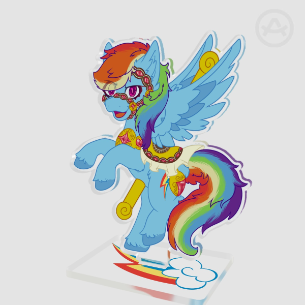 Carousal Rainbow Dash Standee