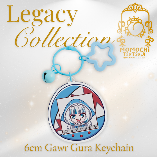 Portable GawrGura Keychain [Vtuber]