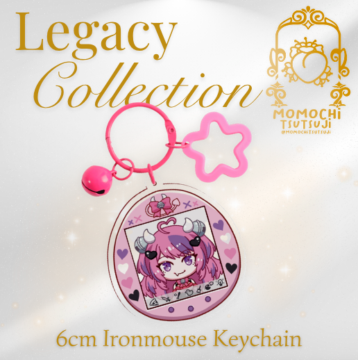 Portable Ironmouse Keychain [Vtuber]