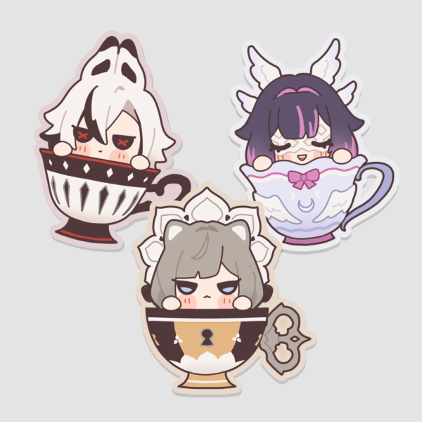 Genshin Fatui Teatime Sticker Set