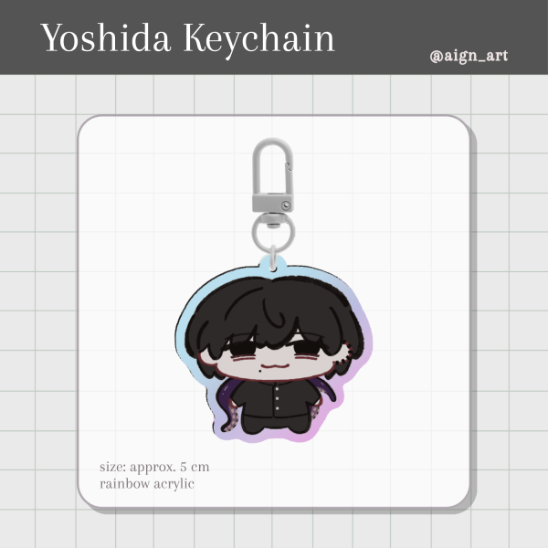 [Chainsaw Man] Yoshida: Rainbow Acrylic Keychain