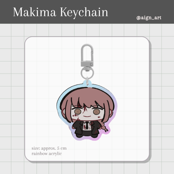 [Chainsaw Man] Makima: Rainbow Acrylic Keychain