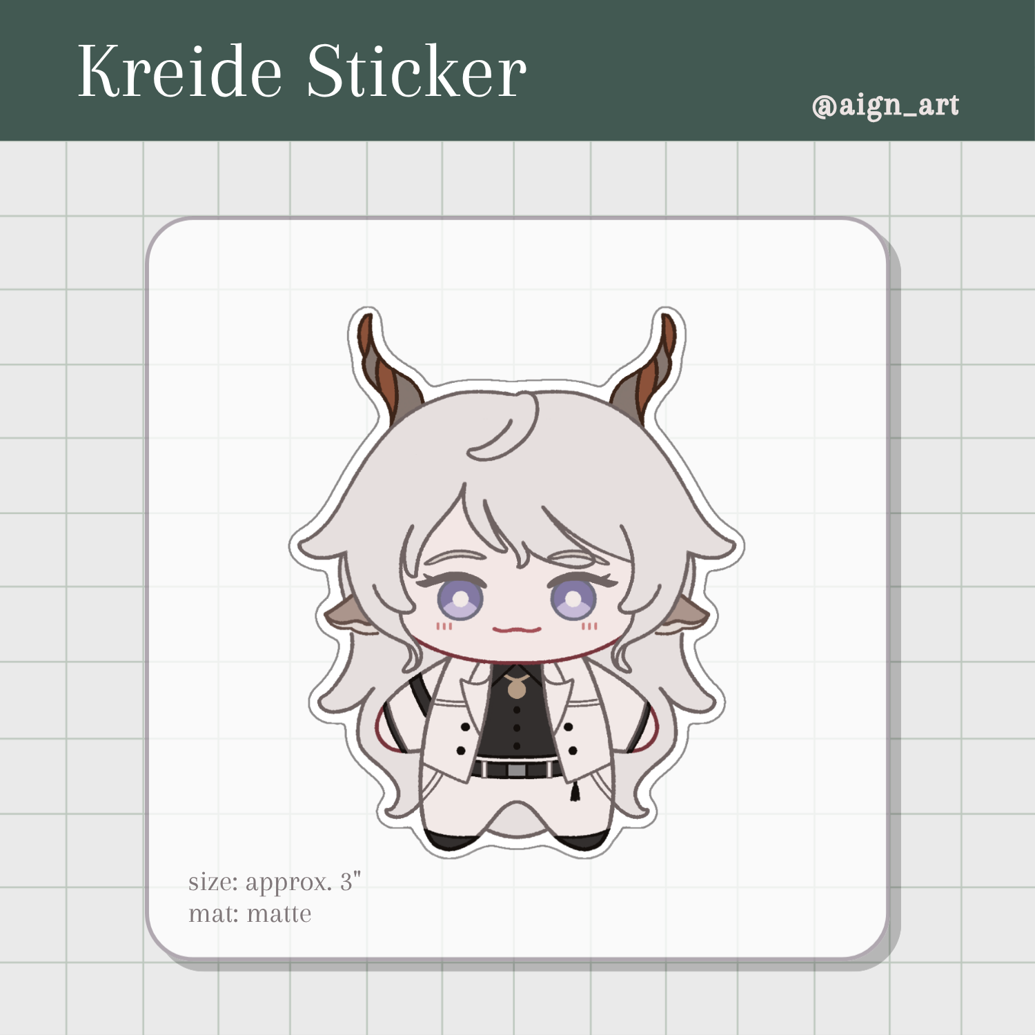 [Arknights] Kreide: Die Cut Sticker
