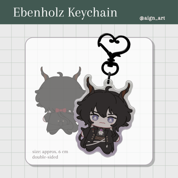 [Arknights] Ebenholz: Epoxy Acrylic Keychain
