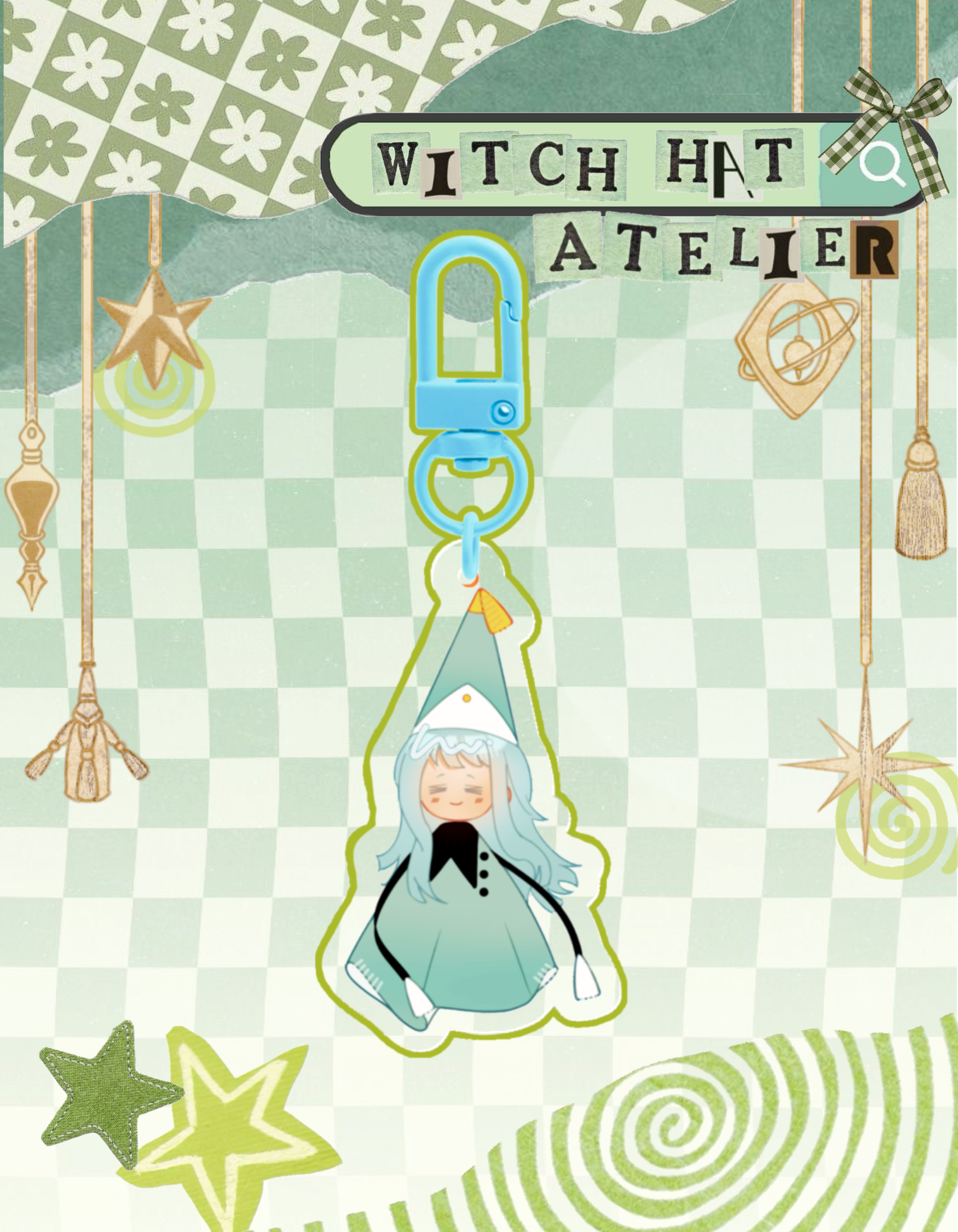 Richeh Chibi Acrylic Keychain - Witch Hat Atelier