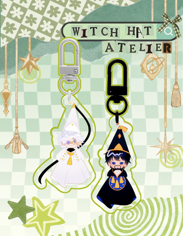 Witch Hat Atelier Chibi keychain (Mentors set)