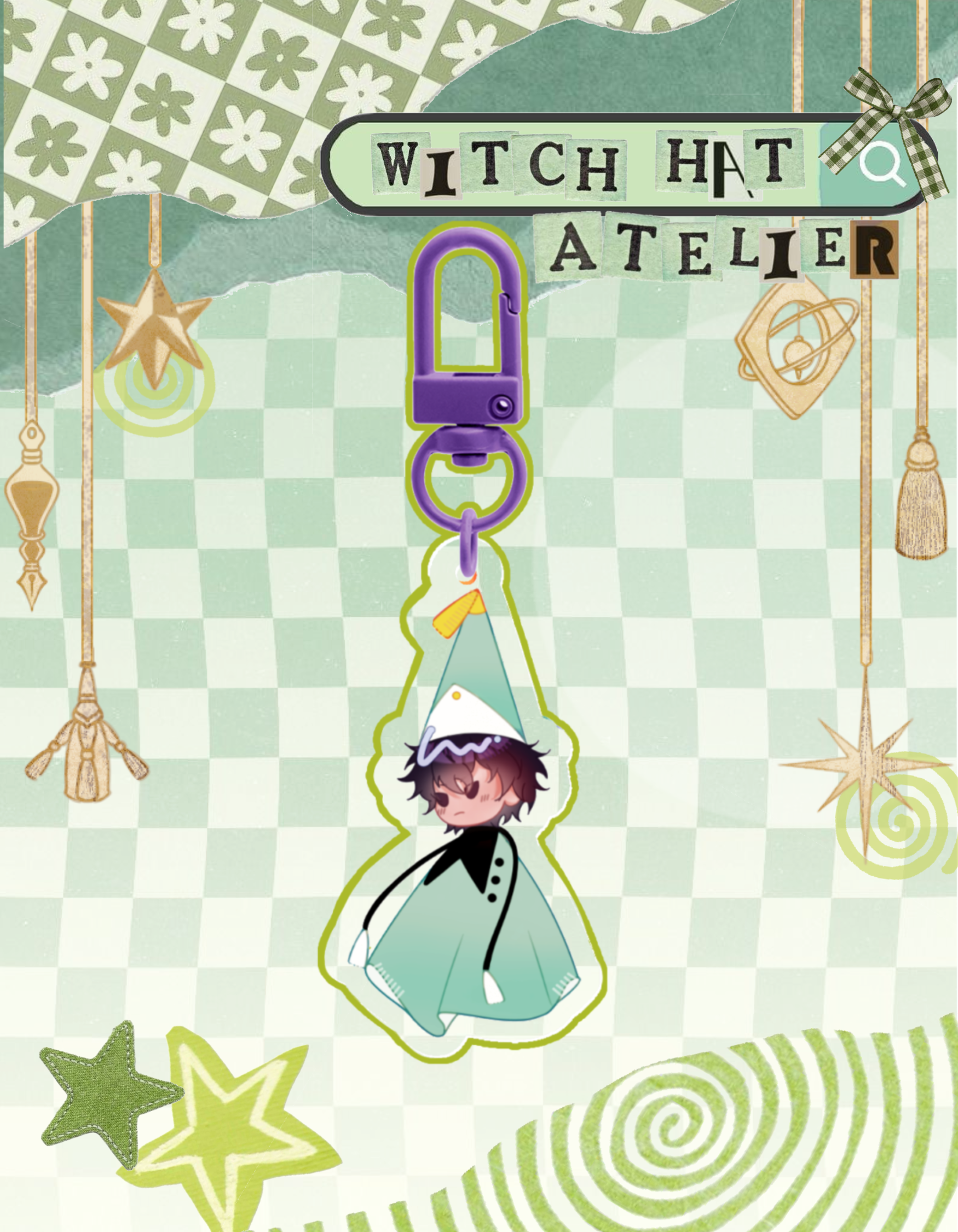 Agott Chibi Acrylic Keychain - Witch Hat Atelier