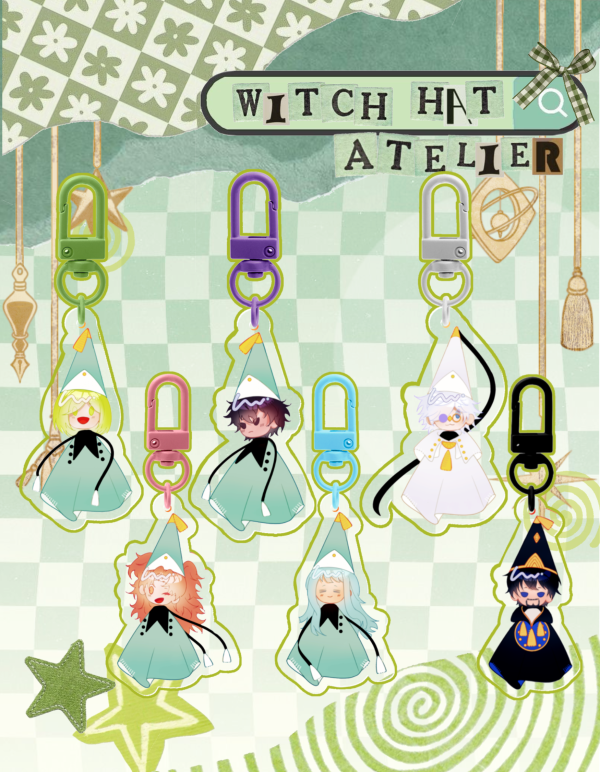 Witch Hat Atelier Chibi keychain (Full set)