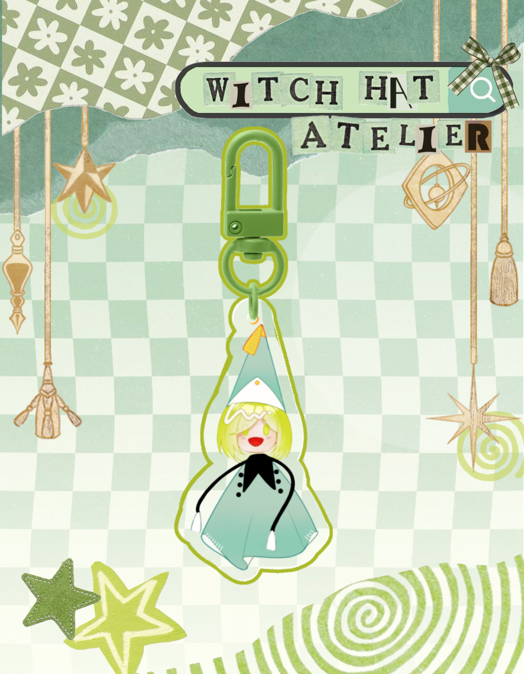 Coco Chibi Acrylic Keychain - Witch Hat Atelier