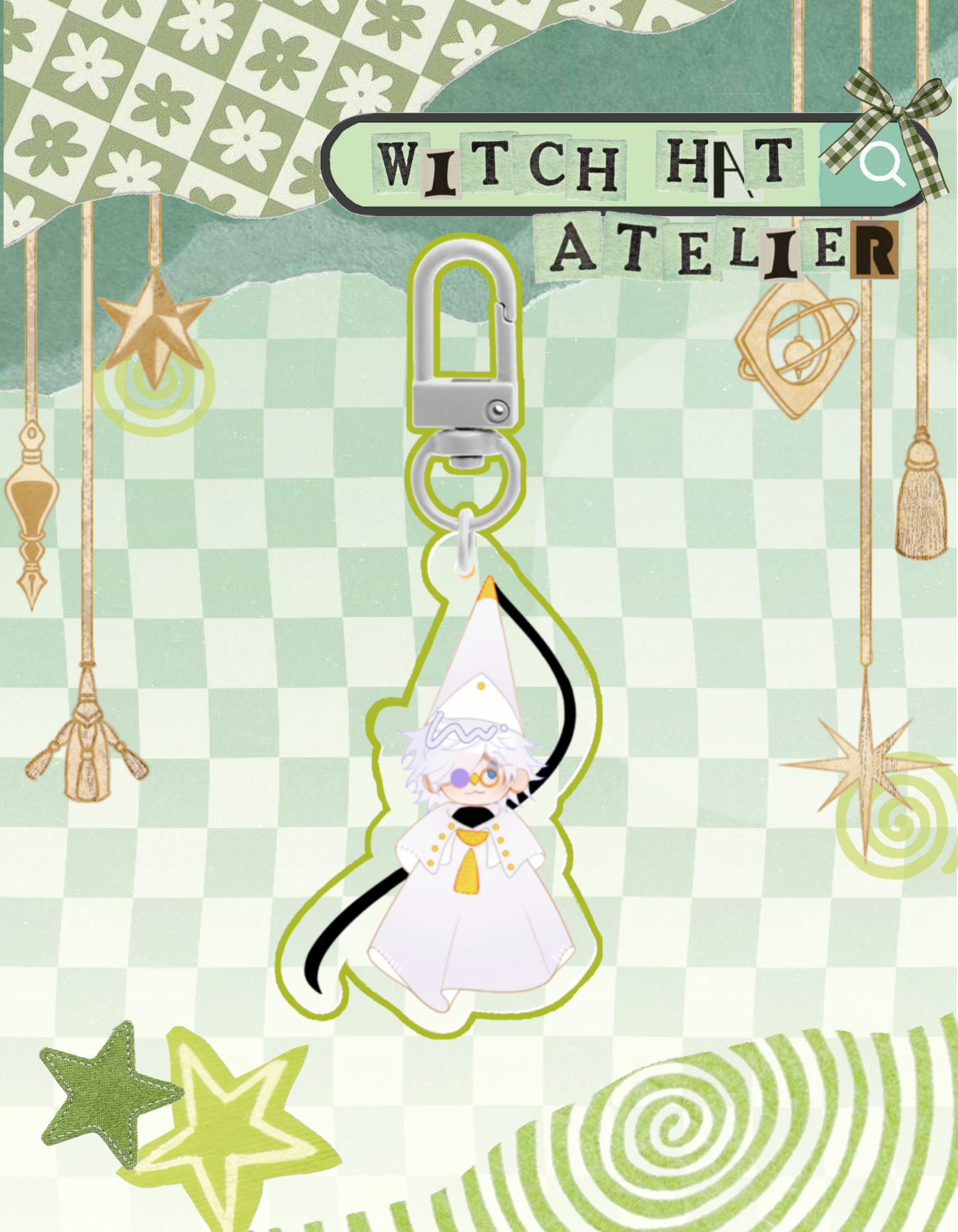 Qifrey Chibi Acrylic Keychain - Witch Hat Atelier