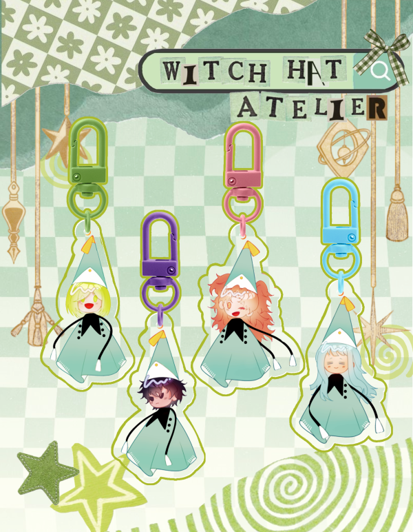 Witch Hat Atelier Chibi keychain (Apprentice Set)