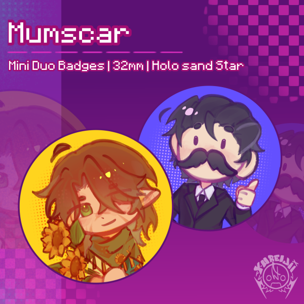 Mumscar Lifeseries Mini Duo pin badge