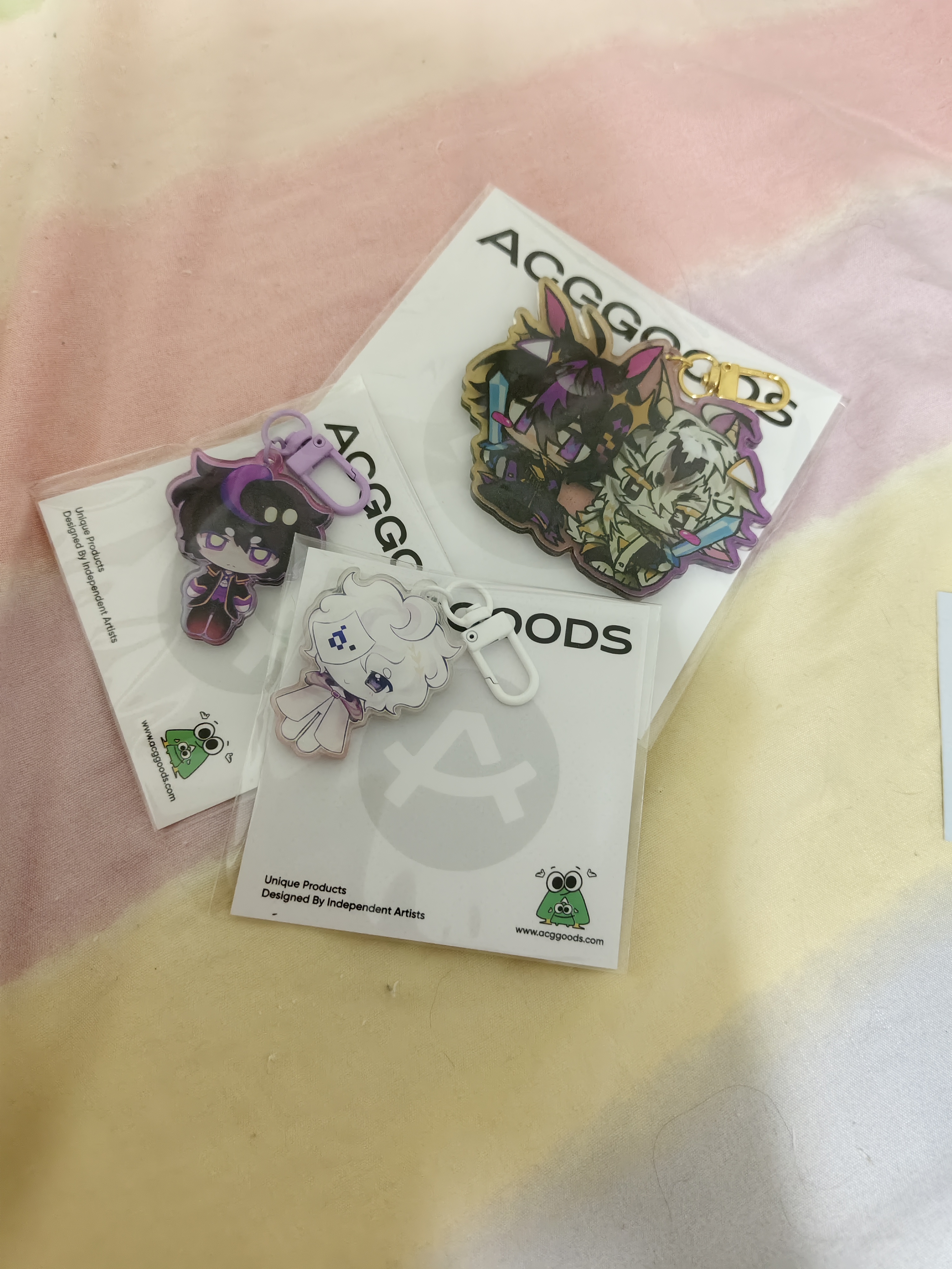 devious duo || mapicc & spokeishere 8 cm keychain by