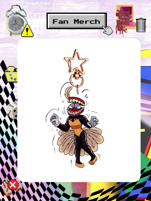 Caine - The Amazing Digital Circus - TADC - Clear Acrylic Keychains