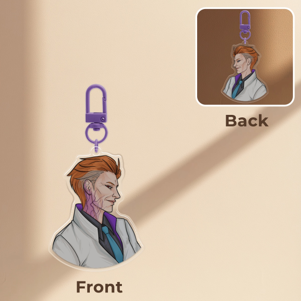 OVERWATCH MOIRA two sides KEYCHAIN