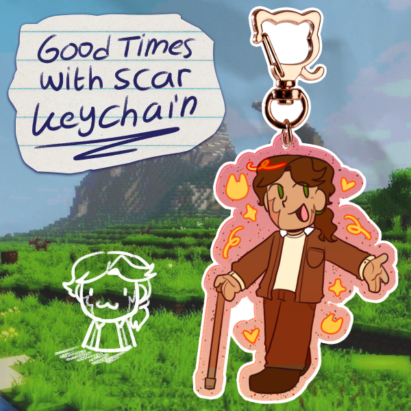 [MCYT] GoodTimesWithScar Keychain