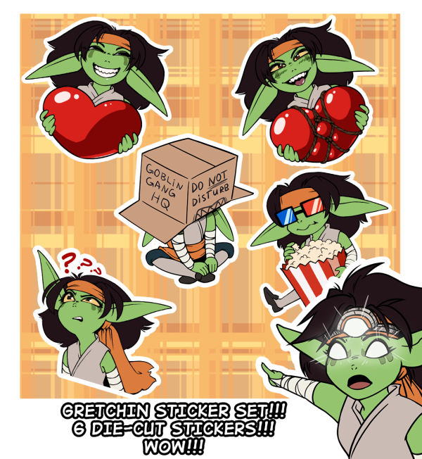 Gretchin Sticker Pack(6)