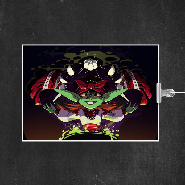 Garlic Witch - A5 Poster