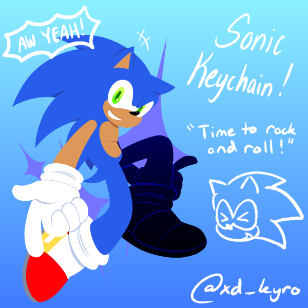 SONIC KEYCHAIN